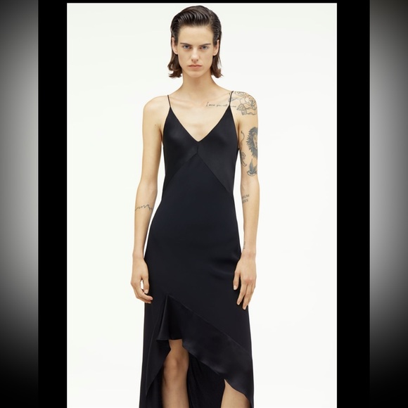 ZARA NARCISO RODRIGUEZ SILK BLEND SLIP DRESS - Picture 3 of 10